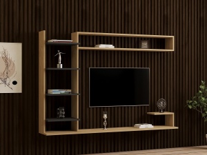 Comoda TV Noble - Sapphire, Anthracite - Img 1