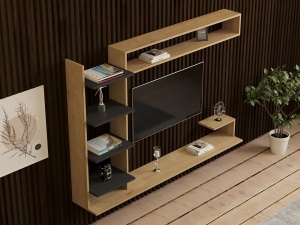 Comoda TV Noble - Sapphire, Anthracite - Img 3