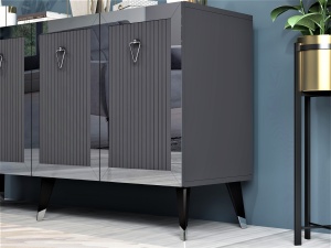 Consolă Bare - Anthracite, Silver - Img 3