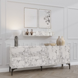 Consolă Stella - Carrara Marble - Img 2