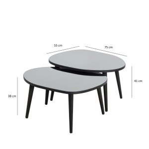 Masa Plianta Gusto Set- Black, Fume - Img 6