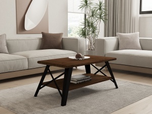 Masuta de cafea Konik - Walnut - Img 1