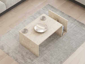 Masuta de cafea Memo - Travertine - Img 3