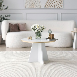Masuta de cafea Mushroom - Gold, White v2 - Img 1