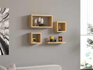 Raft perete Babi - Sapphire Oak - Img 1