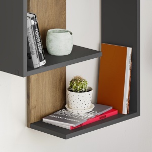 Raft perete Paranoid - Anthracite, Dark Oak - Img 2