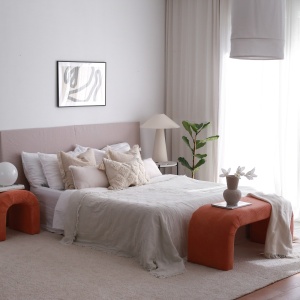 Scaun Nu Bench - Coral - Img 1
