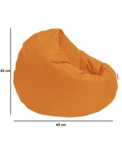 Bean Bag Iyzi 100 Cushion Pouf - Orange - Img 6