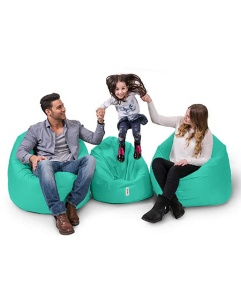 Bean Bag Iyzi 100 Cushion Pouf - Turquoise - Img 5