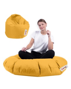 Bean Bag Iyzi 100 Cushion Pouf - Yellow - Img 1