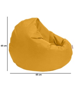 Bean Bag Iyzi 100 Cushion Pouf - Yellow - Img 6