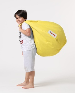 Bean Bag Premium Kids - Yellow - Img 6