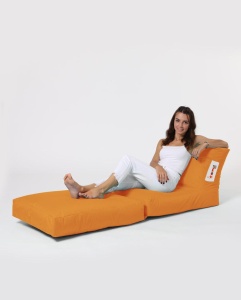 Bean Bag Siesta Sofa Bed Pouf - Orange - Img 7