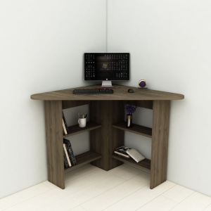 Birou Corner - Walnut - Img 3