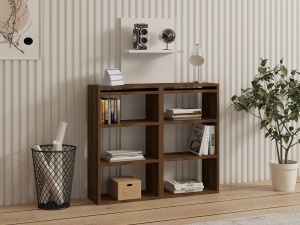 Birou Handy - Walnut, White - Img 4