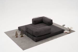Canapea Comfort - Anthracite v2 - Img 6