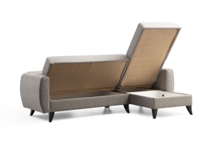 Canapea Extensibila Alkon - Light Grey - Img 5