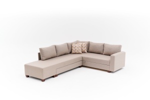 Canapea Extensibila Aly Right - Beige - Img 8