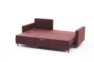 Canapea Extensibila Aydam Left - Claret Red - Img 8