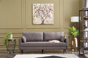 Canapea Extensibila Bella Sofa Bed - Brown - Img 1