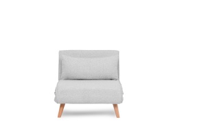 Canapea Extensibila Folde Single - Teddy Fabric - Grey - Img 6