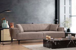 Canapea Extensibila Hamlet - Light Brown - Img 1