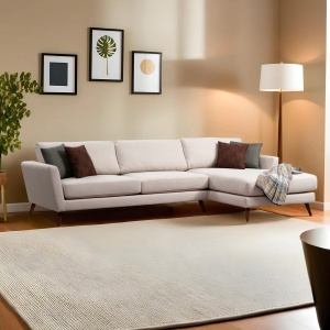 Canapea Extensibila Mayorka Corner Large Right ( L3 - Chl ) - Beige - Img 2