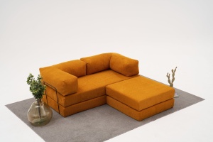 Canapea pe colț Comfort Mini - Orange - Img 2