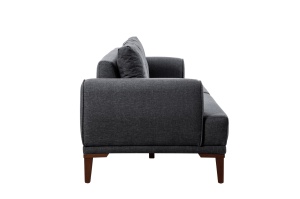 Canapea Vina 3 - Anthracite, Walnut - Img 6