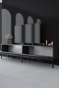 Comoda TV Lord - Anthracite, Black - Img 2