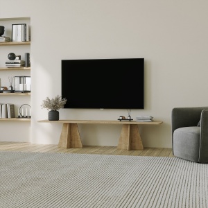 Comoda TV Mushroom - Sapphire Oak - Img 2