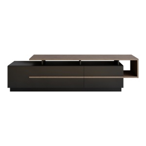Comoda TV Pia - Black, Walnut - Img 4