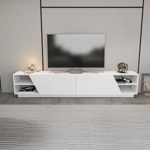 Comoda TV Rhodes - White - Img 1