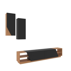 Comoda TV Zebra - Black, Teak - Img 7