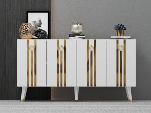 Consolă Isil - White, Gold - Img 1
