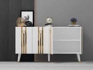 Consolă Isil - White, Gold - Img 3