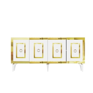 Consolă Karya - White, Gold - Img 7