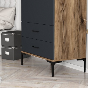 Dulap Kumsal T - Walnut, Anthracite - Img 4