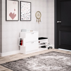 Dulap Pantofi Trend - White - Img 1
