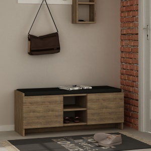 Dulap Pantofi Zulla - Dark Oak - Img 1