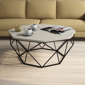 Masuta de cafea Diamond - Cream - Img 1