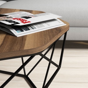Masuta de cafea Diamond - Walnut - Img 3