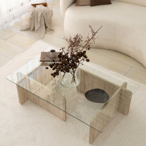 Masuta de cafea Escape - Travertine - Img 3
