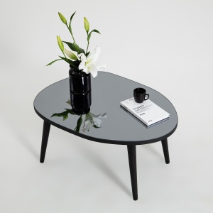Masuta de cafea Gusto - Black, Fume - Img 1