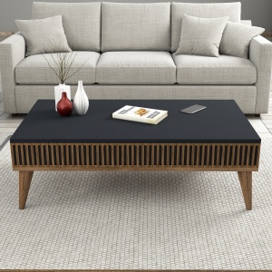 Masuta de cafea Milan - Walnut, Anthracite - Img 2