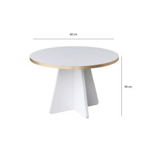 Masuta de cafea Mushroom - Gold, White v2 - Img 6