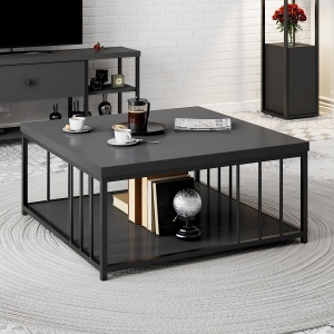Masuta de cafea Zenn - Anthracite, Black - Img 1