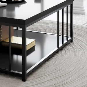 Masuta de cafea Zenn - Anthracite, Black - Img 4