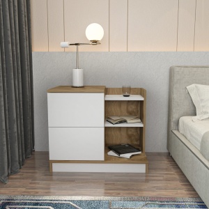 Noptiera Rena - White, Oak - Img 1