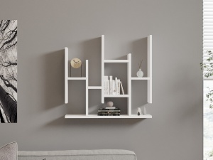 Raft perete Flower - White - Img 1